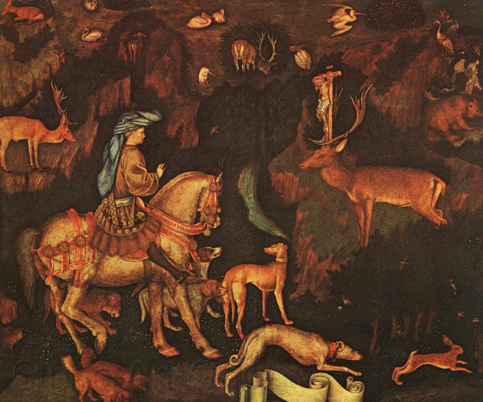 Antonio Pisanello The Vision of St.Eustace Germany oil painting art